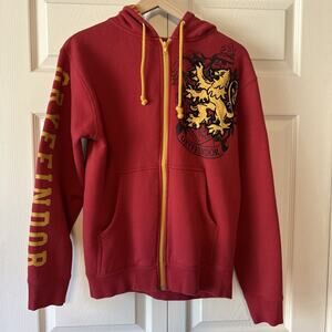 Universal Studios - Harry Potter Gryffindor Zip Up Hoodie w/Pockets - Men's XS